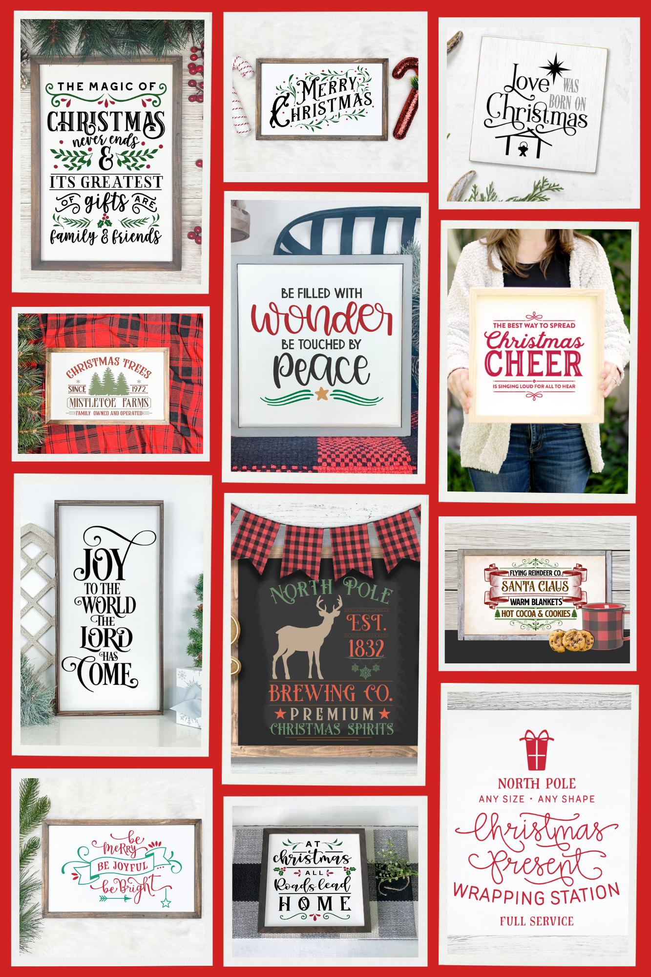 Paint Your Own Christmas-Themed Sign: A Festive DIY Workshop