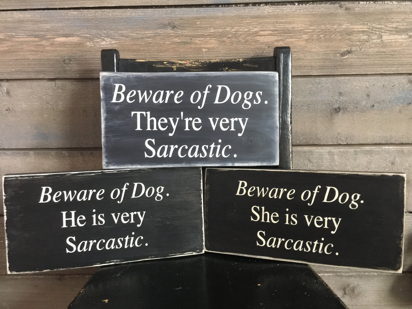 Fun "Beware of Dog" sign