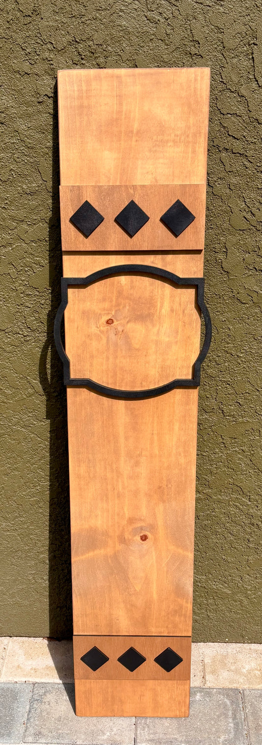 Interchangeable Porch Leaner Sign BASE