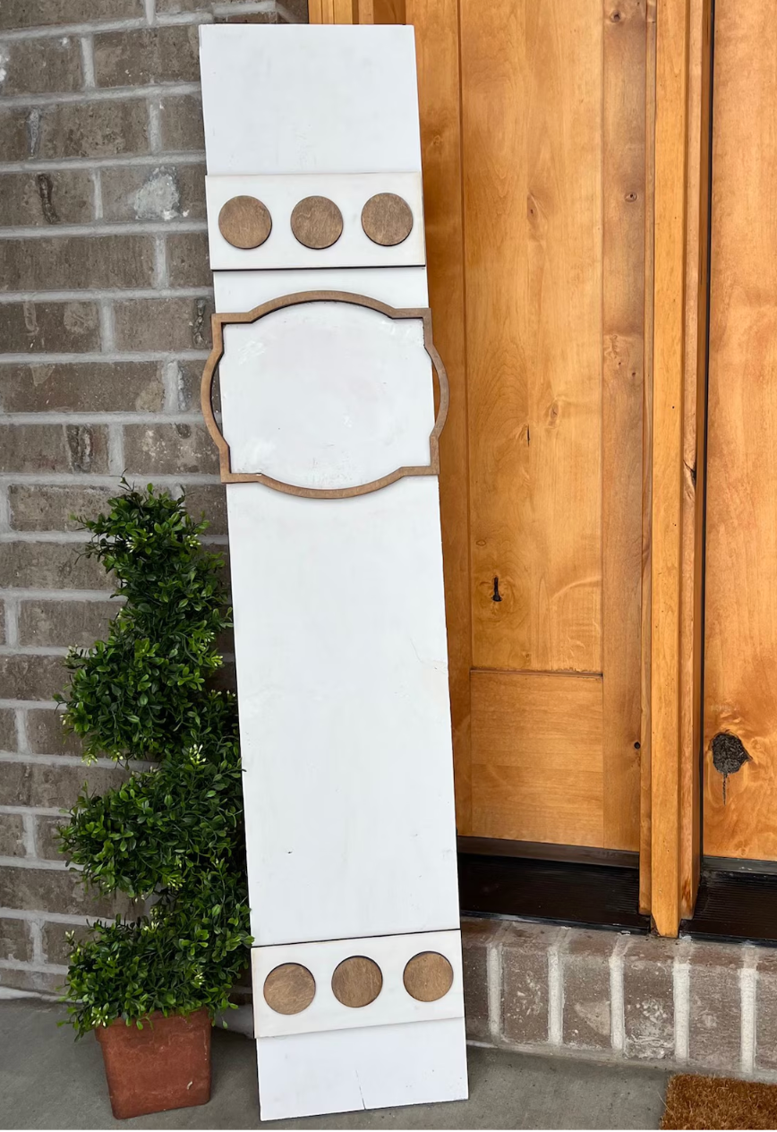 Interchangeable Porch Leaner Sign BASE