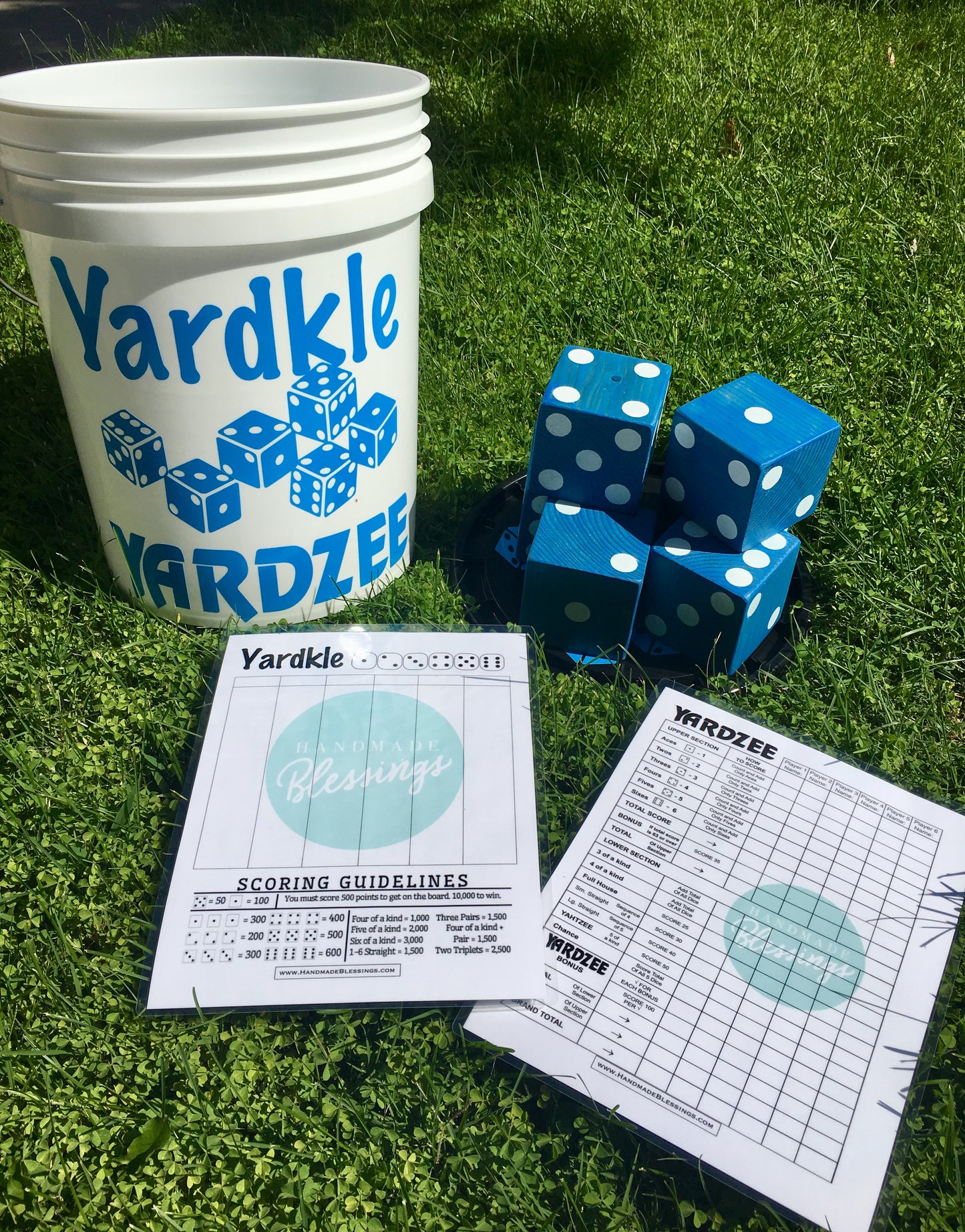 Yardzee / Yardkle Large Dice Games