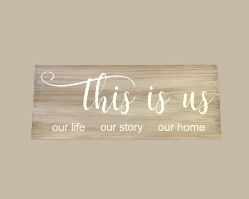 This is us - Farmhouse Style Sign
